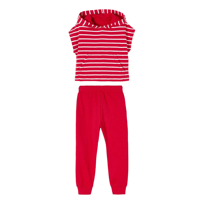 Conjunto Para Niña 3pz Mod. 3740 Carmín Marca Mayoral®