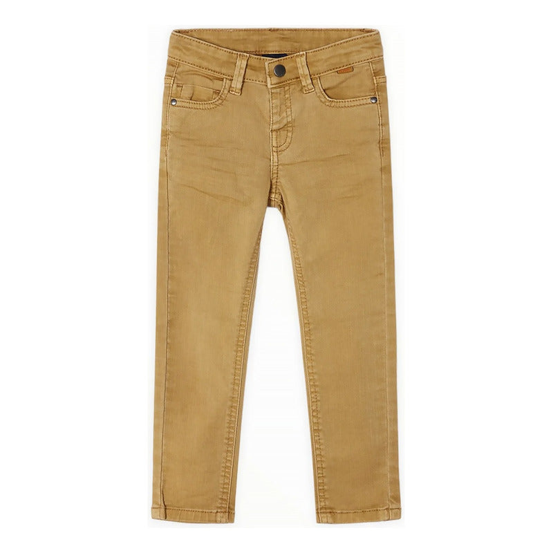 Pantalón Gabardina Para Niño Mod.3517 Marca Mayoral® Dorado Oscuro Liso 8