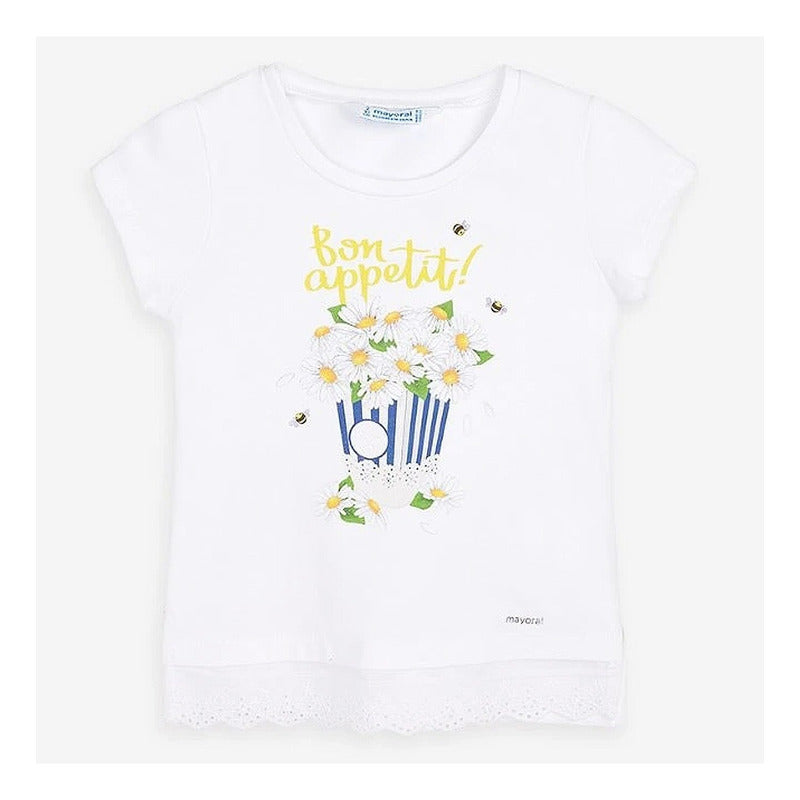 Blusa Con Estampado Floral De Niña Mayoral 3013