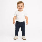 Pantalón Slim Fit Para Bebé Mod. 563 Marca Mayoral® Marino Lisa 6 Meses