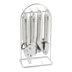 Utensilios 6pz Para Bar Con Base Para Colgar Marca Metaltex®