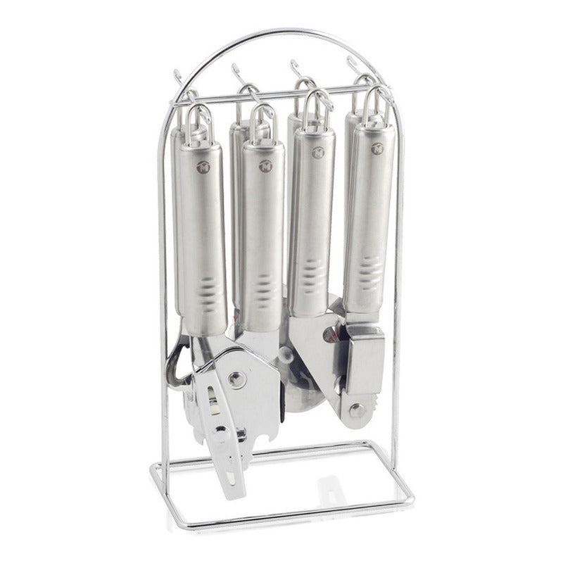 Utensilios 6pz Para Bar Con Base Para Colgar Marca Metaltex®