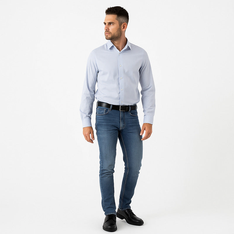 Zapato Escolar Derby Para Caballero Mod.419601 Marca Flexi® Negro Lisa 26 Mx