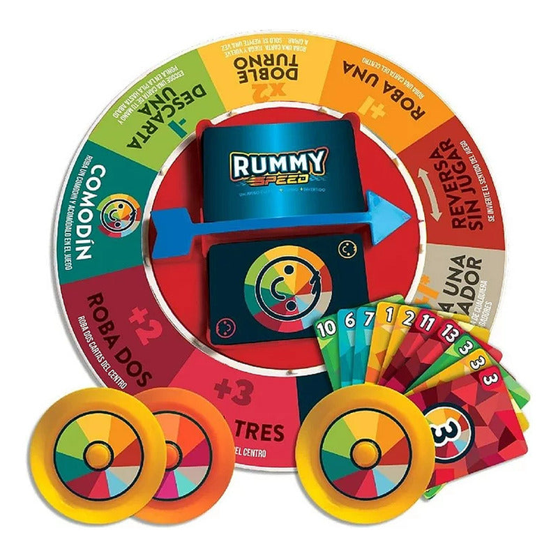 Juego De Mesa Rummy Speed Mod. Jca-1931 Marca Novelty®