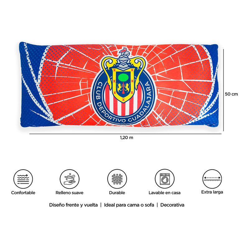 Almohada Súper Jumbo 120x50 Equipos Futbol Providencia®