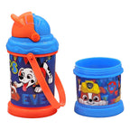 Botella De Agua Con Compartimento Diseño Infantil