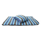 Frazada De Viaje Artesanal Con Almohada Set De Descanso