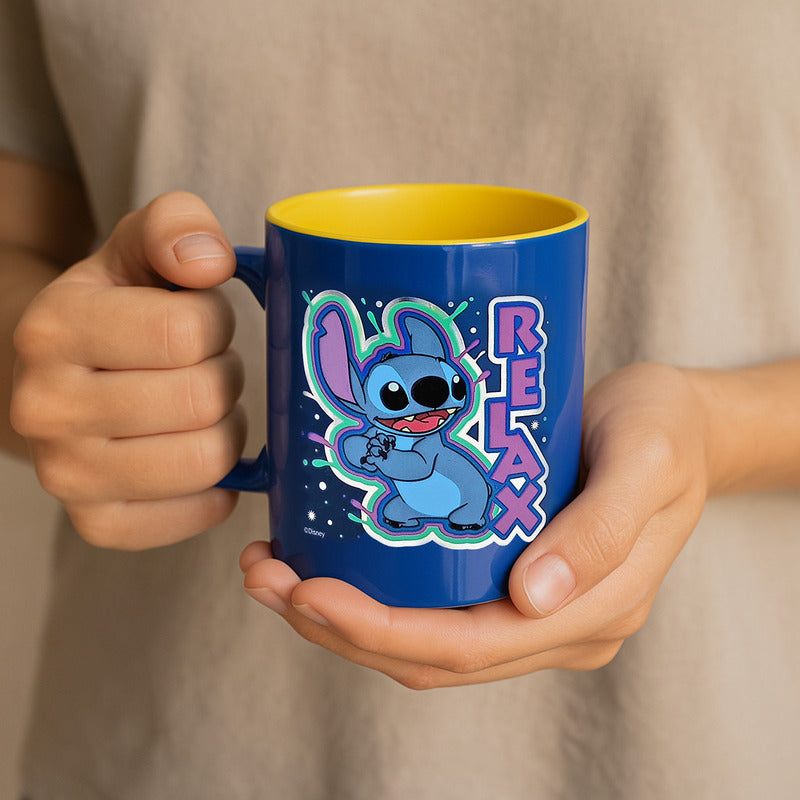 Taza Grande Tarro Metálico Animado Diseños Varios