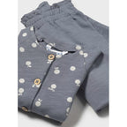 Conjunto Para Bebé Blusa+pantalon+sueter Mod.1574 Mayoral® Multicolor 6 Meses