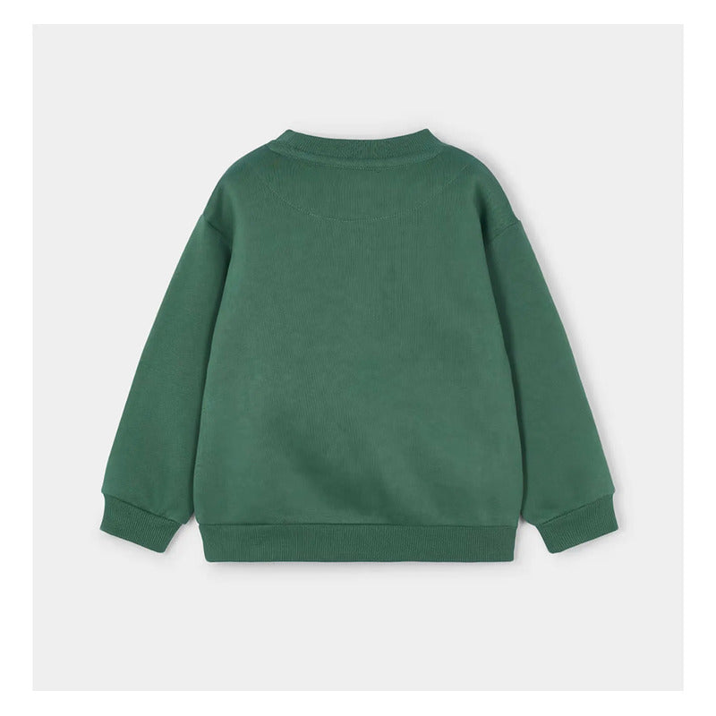 Sudadera  Confortable Para Niño Mod. 4404 Marca Mayoral® 7 Años Abeto Moster Truck