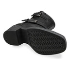 Botín Casual Sally Para Dama Mod. L1126182 Marca Levi's® Negro Lisa 24,5 Mx