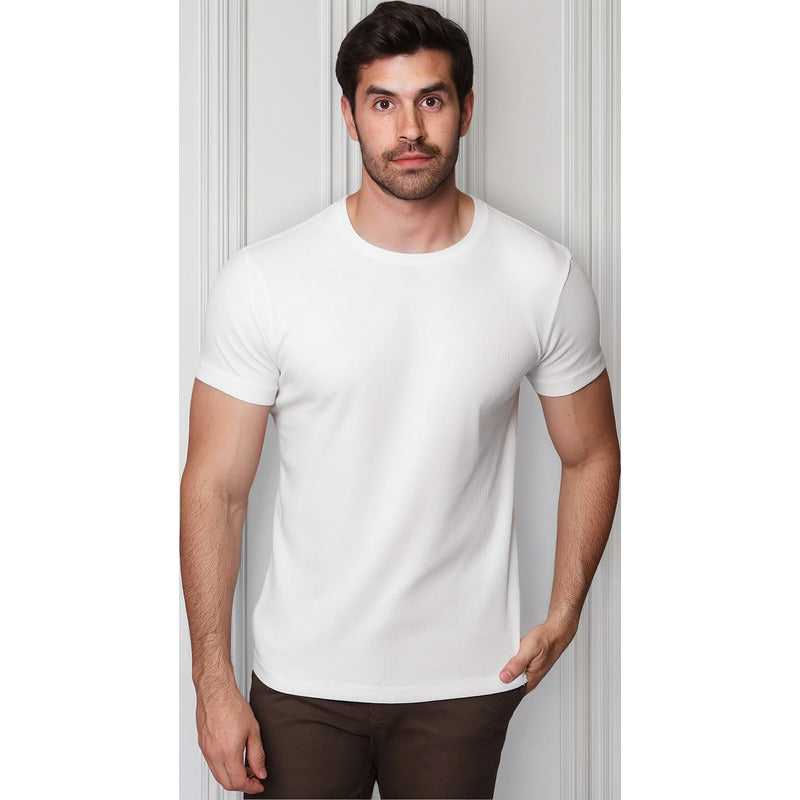 Playera Canale De Hombre Mod.a31101 Marca Bobois®