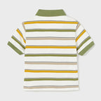 Playera Polo Casual Para Bebé Mod.1103 Marca Mayoral® Jungla 12 Meses Rayas