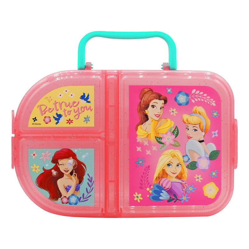 Lonchera Escolar Infantil 3 Divisiones Diseños Animados