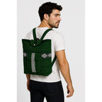 Mochila Artesanal Tejida Tipo Morral Con Bolsillo Frontal 10kg