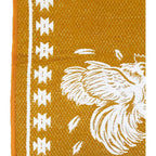 Jorongo Gaban Artesanal Mexicano Colores Gallos Mostaza Xg