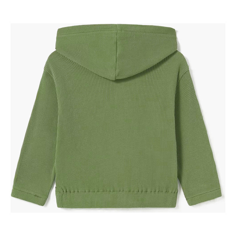 Sudadera De Niño Con Capucha Mod.1472 Marca Mayoral® 18 Meses Verde Musgo