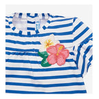 Vestido Cómodo Para Bebe Marca Mayoral® Azul Marino/rayas 12 M