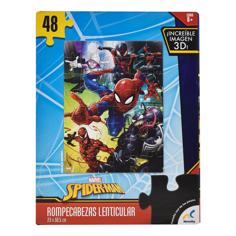 Rompecabezas Lenticular Spider -man Jca-3118t Marca Novelty®