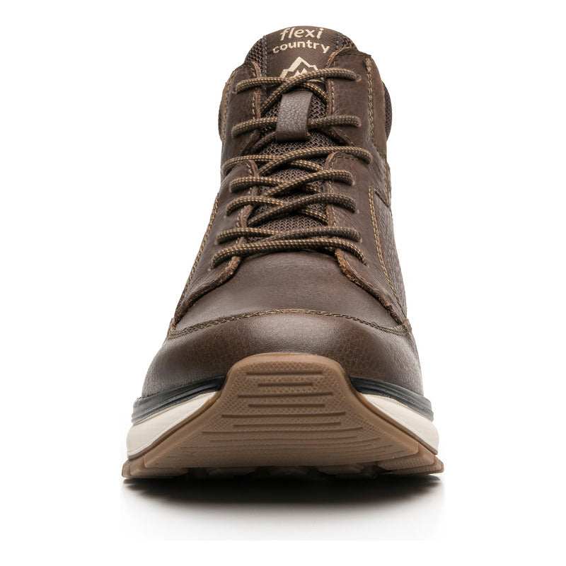 Botas Outdoor De Piel Para Hombre Mod.401016 Marca Flexi®