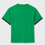 Playera Oversize Fit Para Niño Mod.6046 Marca Mayoral Clorofila Líneas 14 Años Lisa