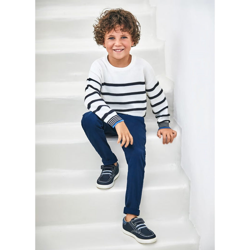 Pantalón Casual Para Niño Mod.512 Marca Mayoral® Azul Oscuro Liso 5