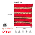 Cobertor Ligero Micrograbado 1.80x2.10m Providencia® Premium Rieña 1 Kg Bordó