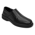 Zapato Casual Confort Para Hombre Mod.419602 Marca Flexi® Negro Lisa 28 Mx