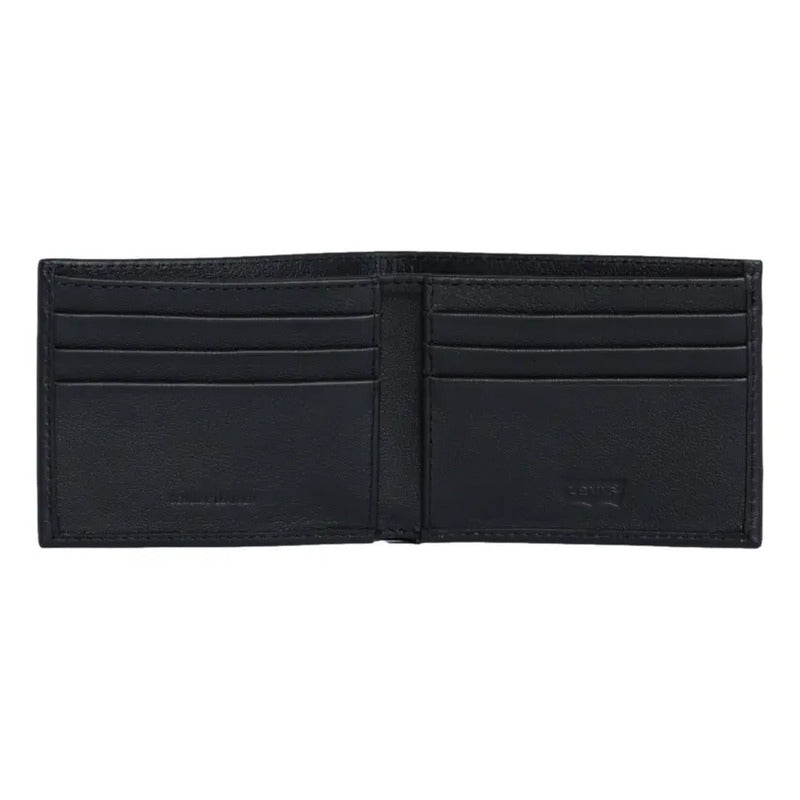 Billetera Hombre Bifold Negro Levis 87522-0090 Liso