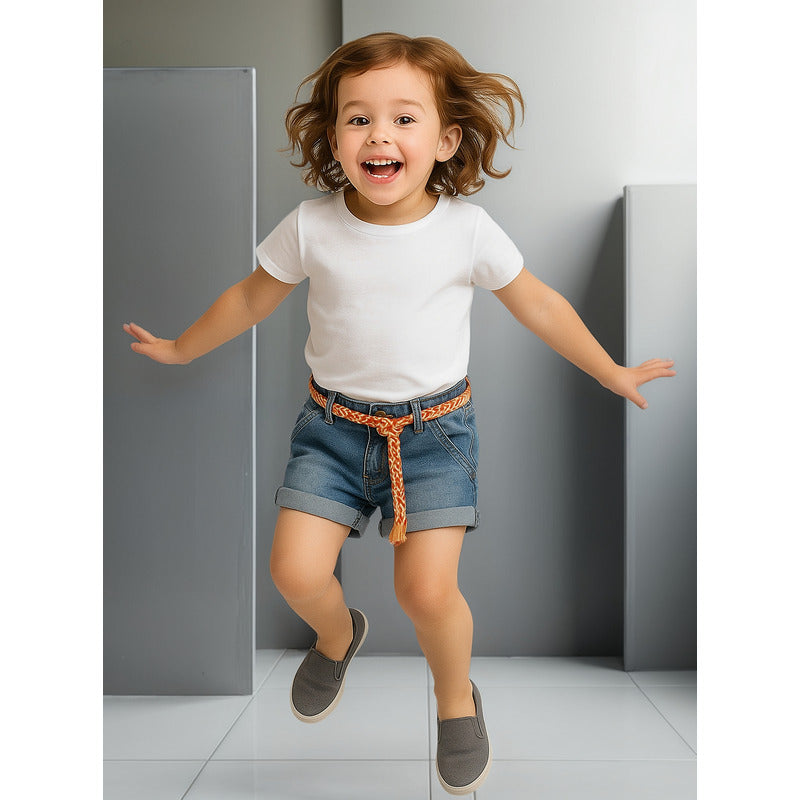 Short De Mezclilla Para Niña Losan® Mod.2166012al