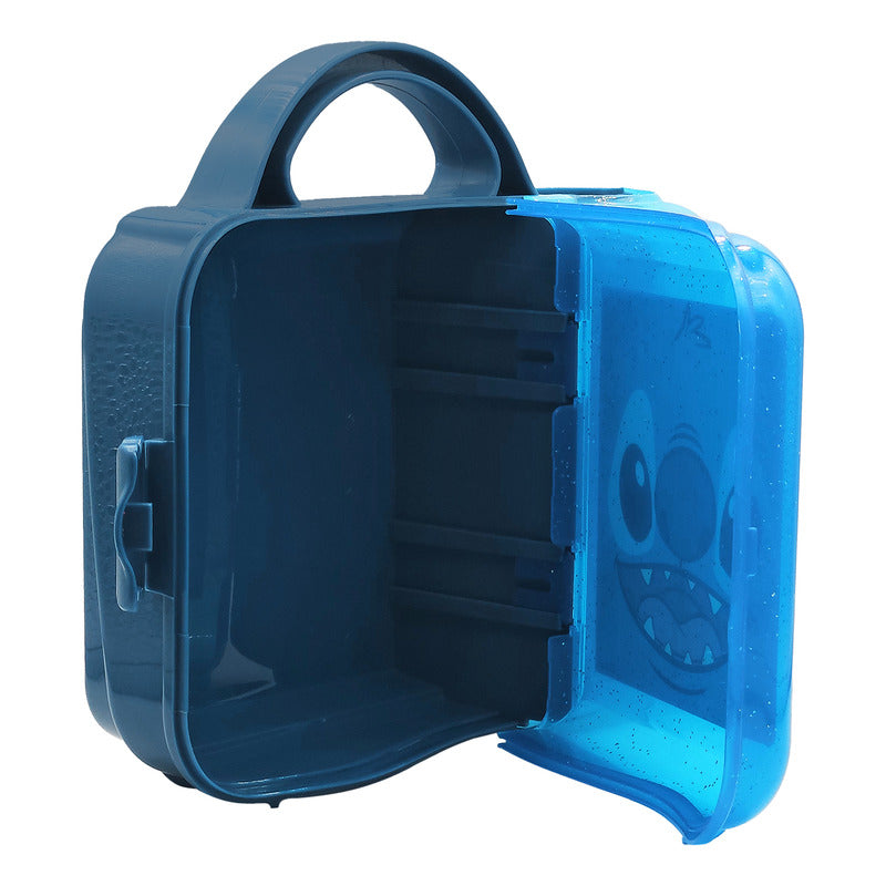 Lonchera Infantil De Plástico Con Botella Diseños Varios