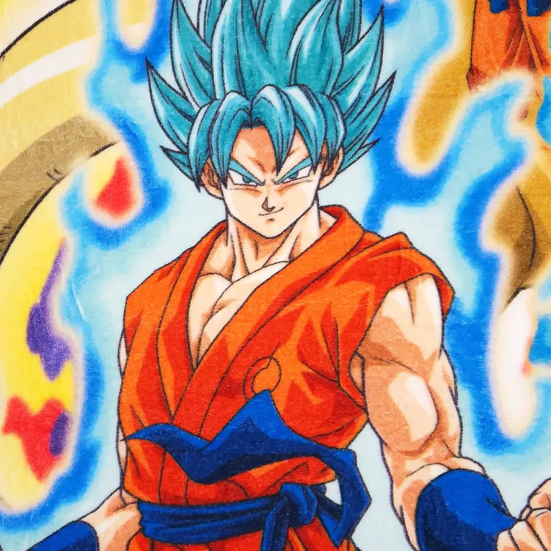 Cobertor Ligero Super Suave Matrimonial Diseños Providencia® Dragon Ball Z 850 G Multicolor
