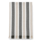 Servilleta De Cocina Multiusos Tejida 45 X 55cm Gris Rayas