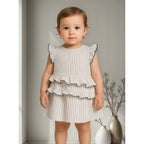 Vestido Ligero Para Bebé Mod.1923 Crudo Marca Mayoral® Crudo Lisa 12 Meses