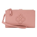 Cartera Mediana Bi-plegable Doble Cierre Ji 628 Jaime Ibiza® Rosa Liso