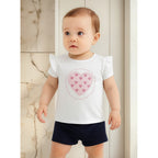 Blusa De Niña Manga Corta Con Estampado Marca Losan®