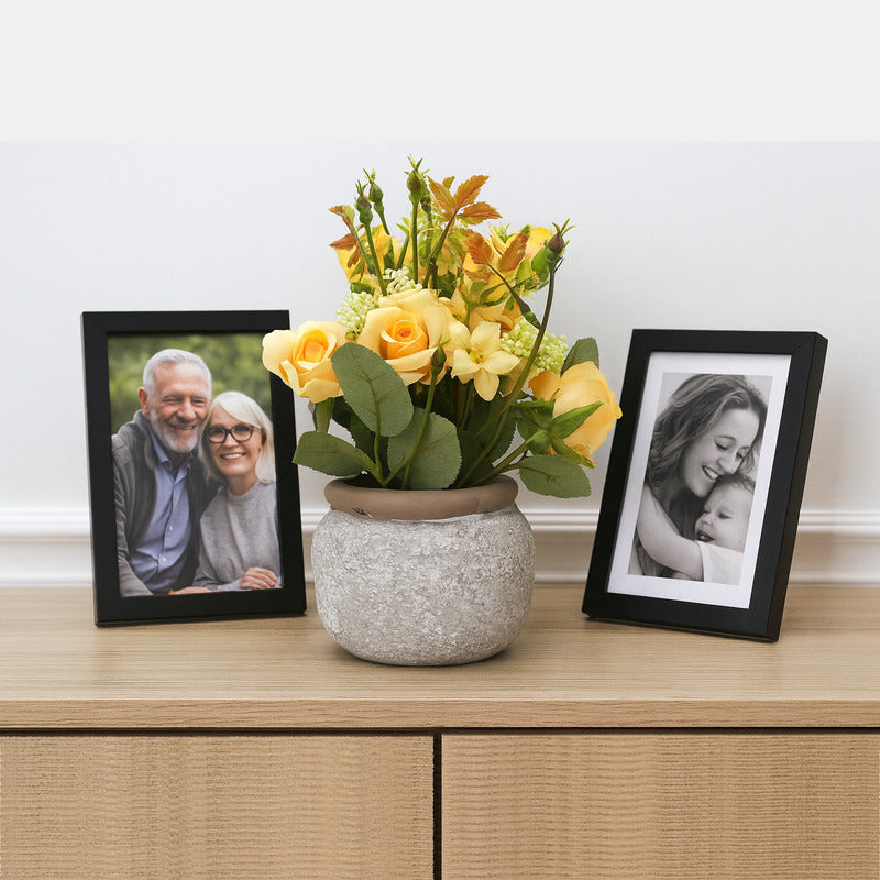 Decoración De Flores Artificiales En Maceta Para Interiores