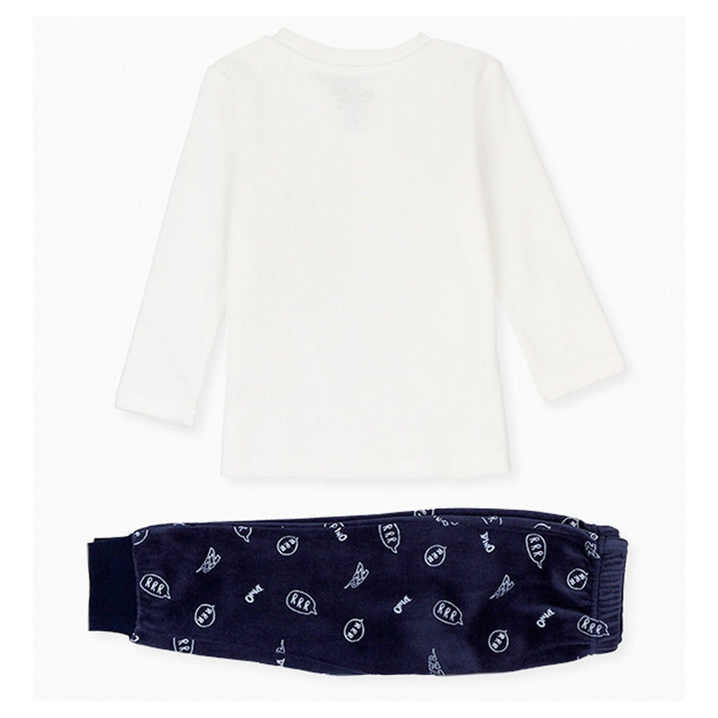 Pijama Para Niño Pantalon+playera Dinosaurio 125p002 Losan®