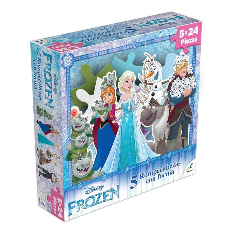 Rompecabezas Frozen 5x24 Jca-1959 Marca Novelty®