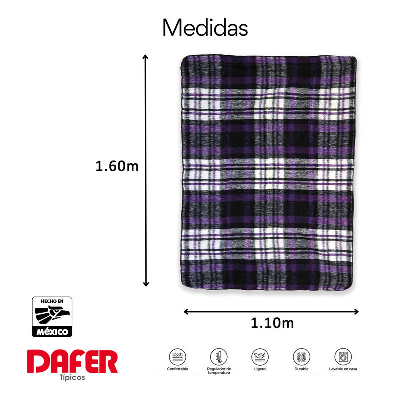 Frazada Artesanal Decorativa Mexicana Multiusos 160x110cm