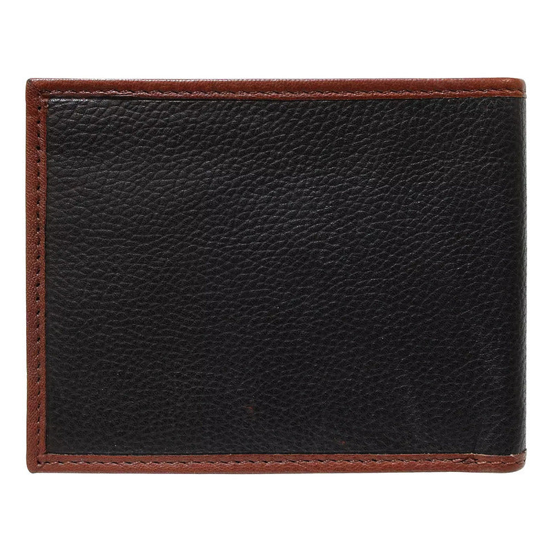 Cartera De Hombre Mod. B76-0020-1 Marca Polo Club ® Negro Liso
