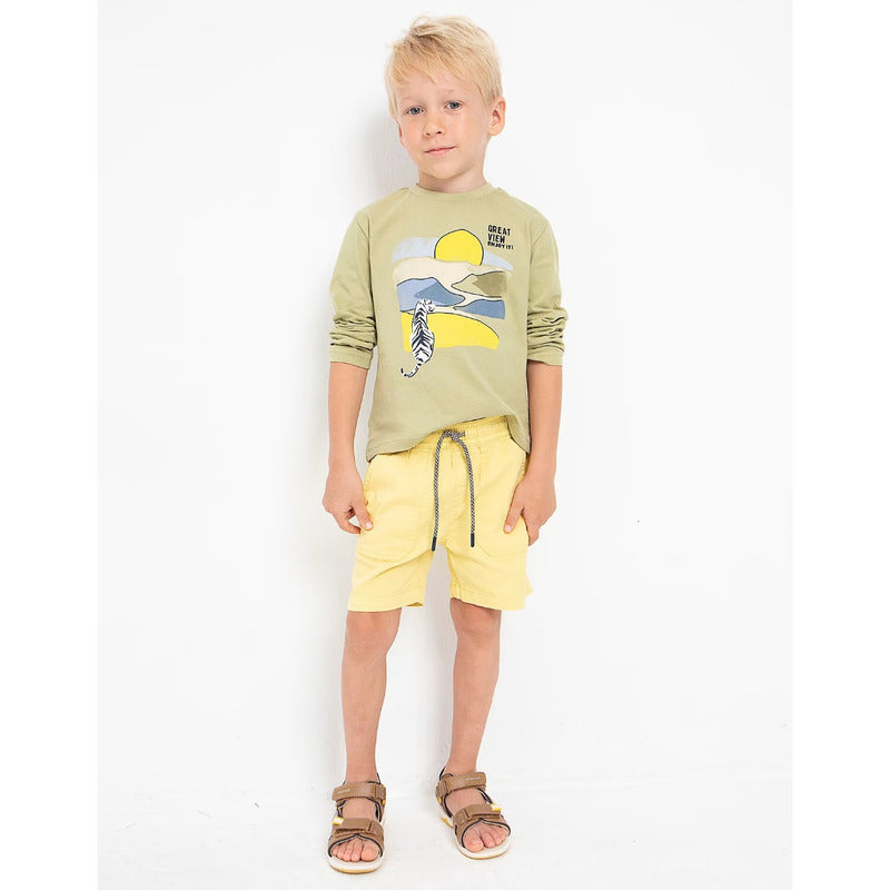 Playera De Niño Manga Larga Mod.3025 Marca Mayoral®