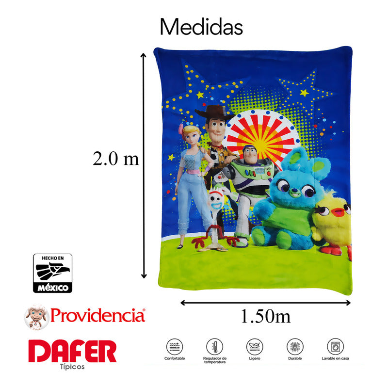 Cobertor Borrega Individual 1.50m X 2.00m Marca Providencia®