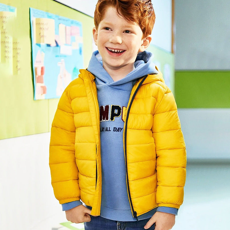Chamarra De Niño Mod.4437 Color Mostaza Marca Mayoral® Mostaza 3 Años Lisa