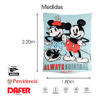 Cobertor Ligero Super Suave Matrimonial Diseños Providencia® Mickey Y Minnie Retro 850 G Multicolor