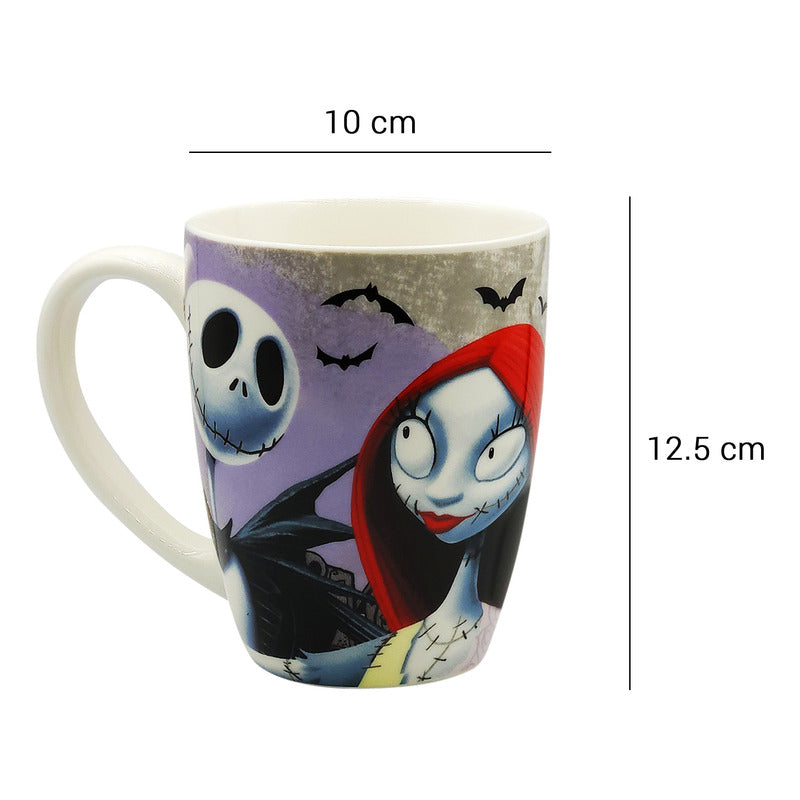 Taza Tarro De Porcelana 500ml El Extraño Mundo De Jack Multicolor El Extraño Mundo De Jack