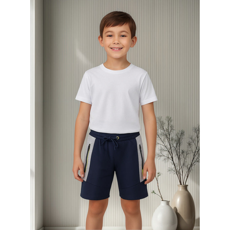 Short Bermuda Para Niño Mod.21f-6007al Marca Losan®