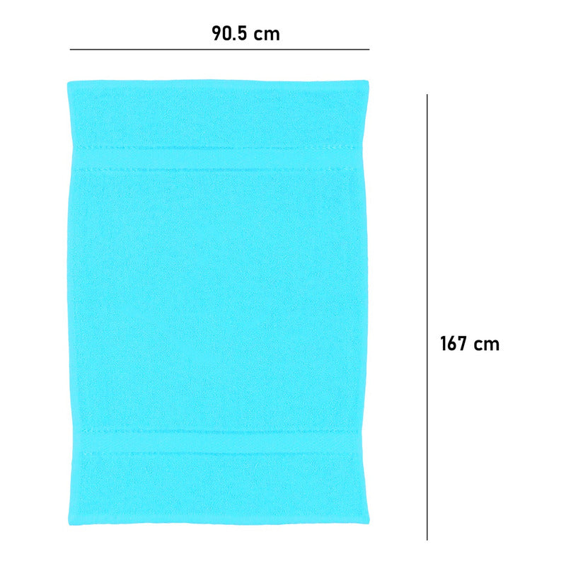 Toalla Absorbente De Baño Poliéster 167cmx90.5cm Colores
