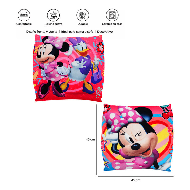 Cojín Reversible Infantil 45x45 Ultra Suave Providencia®