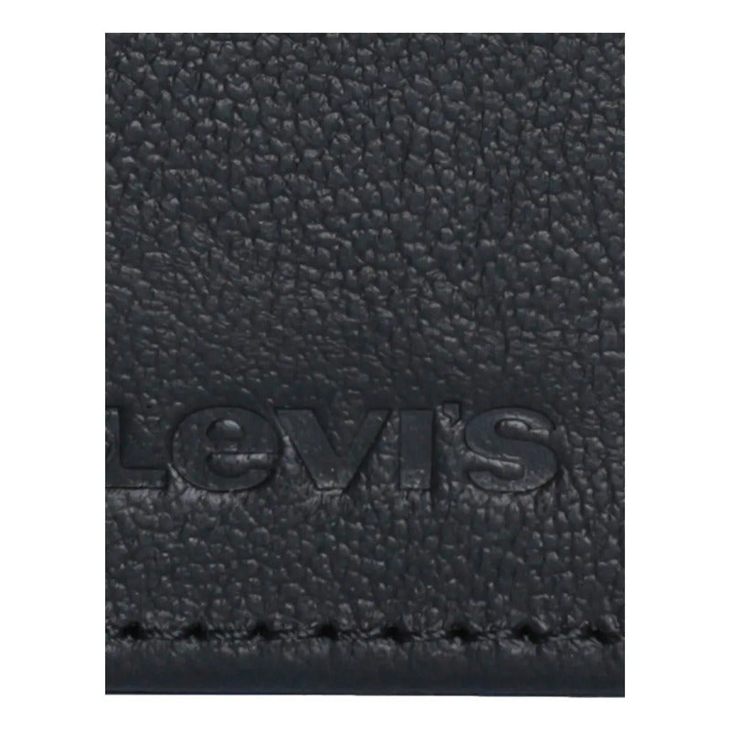 Billetera Hombre Bifold Negro Levis 87522-0090 Liso